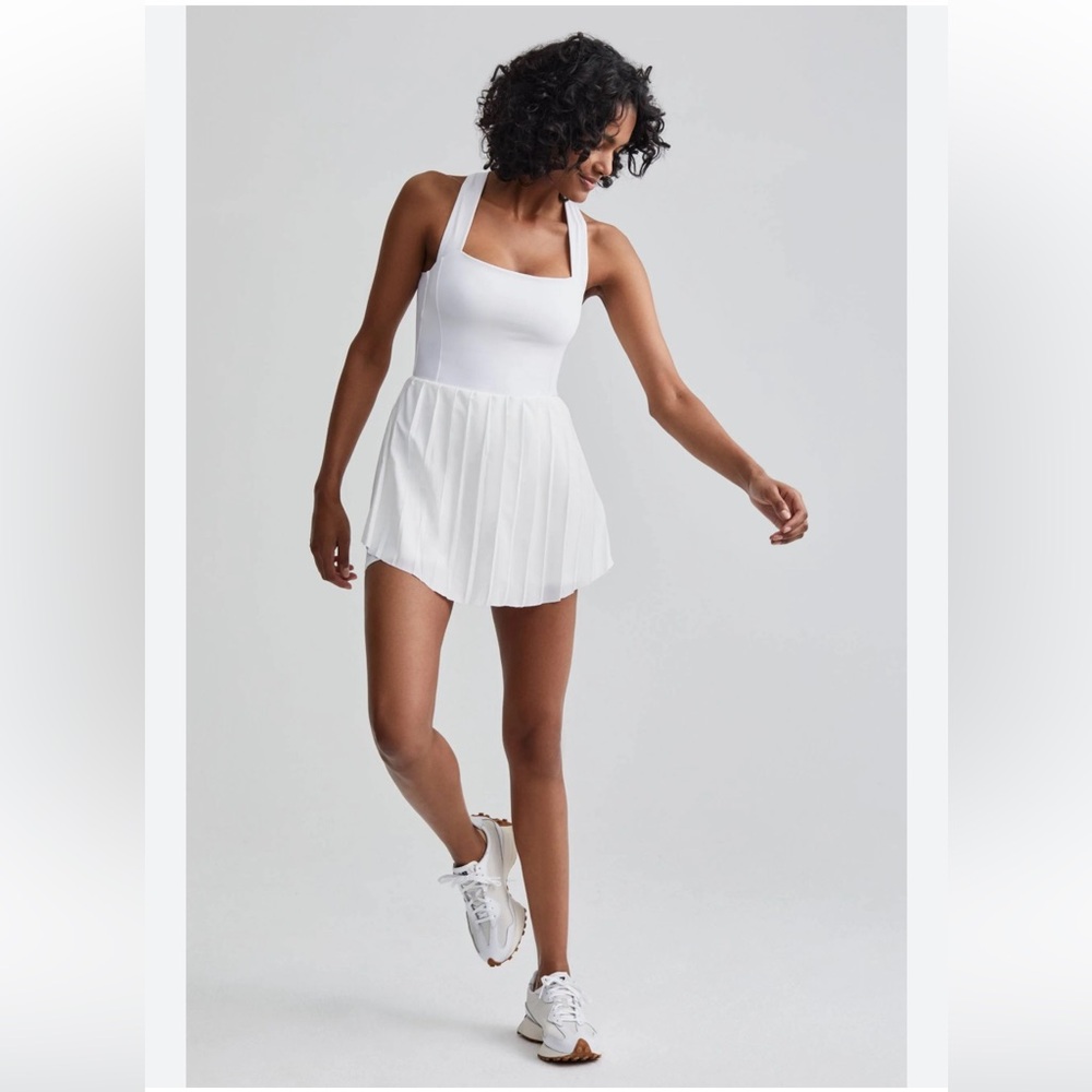 Varley White Tennis Dress